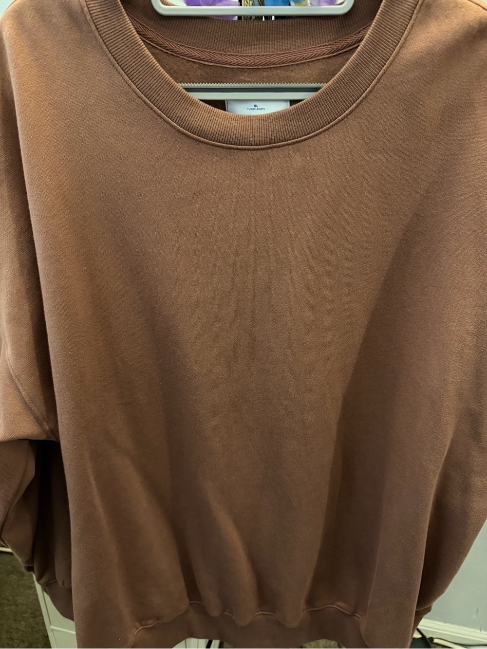 Old Navy Rust Brown Crewneck Sweatshirt
